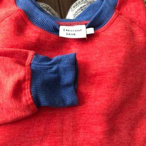 Crescent Drive Crop Crewneck Sweater